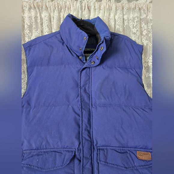 🍁 Roots Canada Vintage Down Puffer Vest | 1970s Heritage Label | Mens LG | Blue - Picture 8 of 16